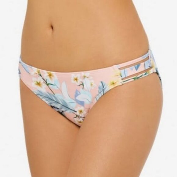 Hula Honey Moana Blossom Strappy Bikini Swim Bottoms - Picture 1 of 3